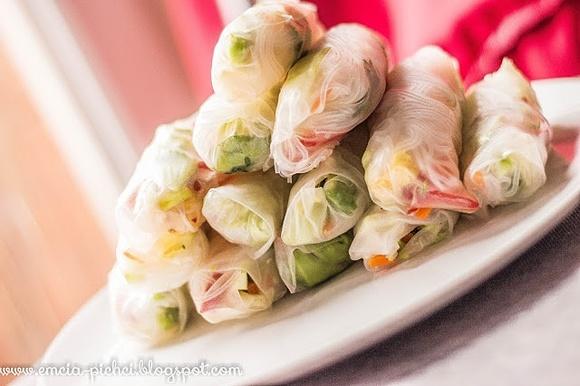 Warzywne spring rolls