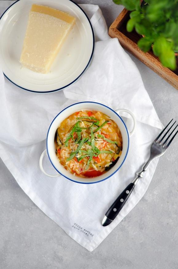 Risotto z pieczonymi warzywami