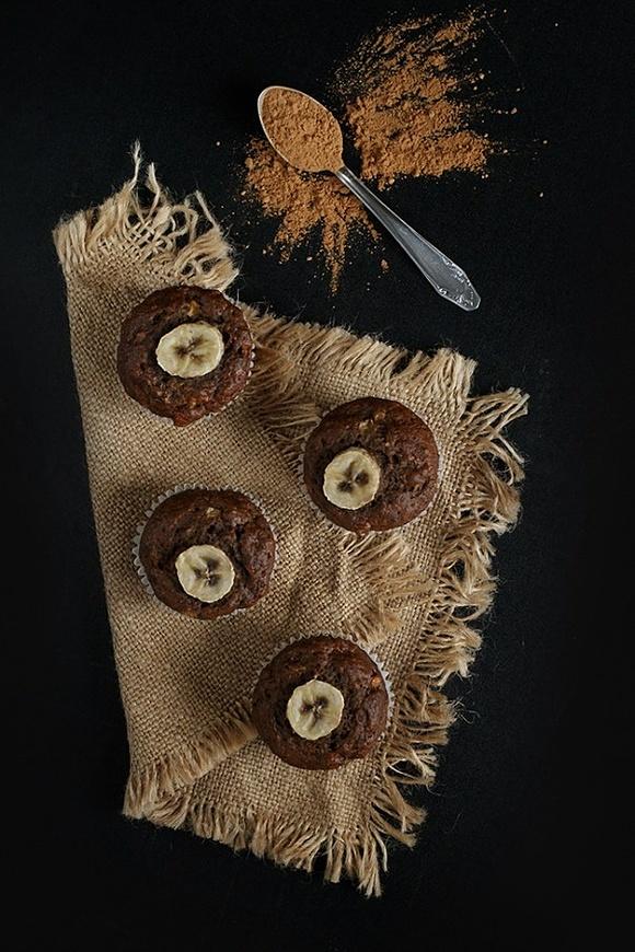 Najlepsze muffinki bananowe z karobem