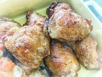 Pieczone udka z kurczaka