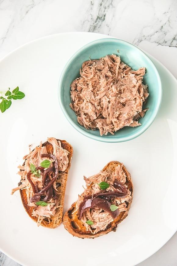 Rillettes z kaczki z cydrem i tymiankiem