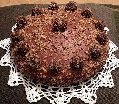 Torcik ferrero rocher na dzień kobiet