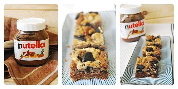 Nutella Oreo bars