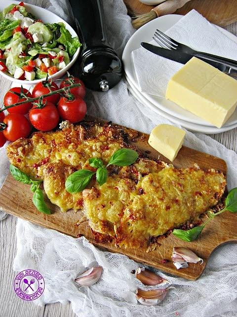 Musztardowy filet z kurczaka w serowej panierce