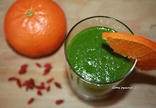 Zielone smoothie ze szpinakiem