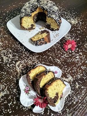 Babka kokosowo-kakaowa