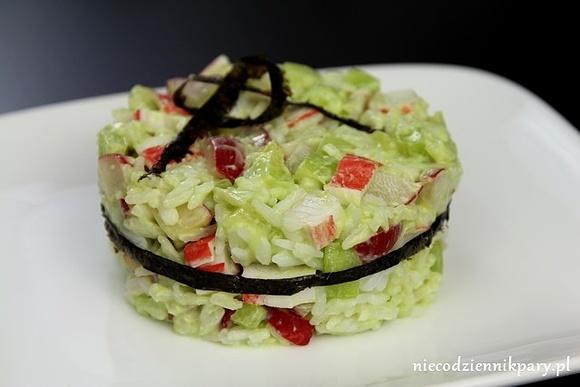 Sałatka z surimi i rzodkiewką