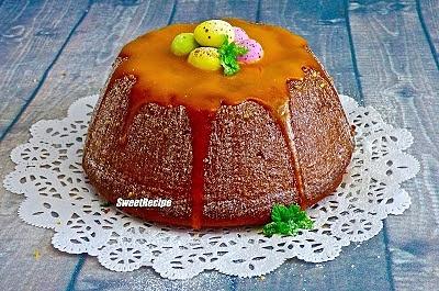 Świąteczna babka z mango, kardamonem i galaretką
