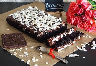 Bezglutenowe brownie z mąki migdałowej i ryżowej