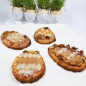 Mazurek kajmakowy lchf bez glutenu i cukru