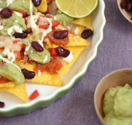 Nachosy zapiekane z serem Tex Mex