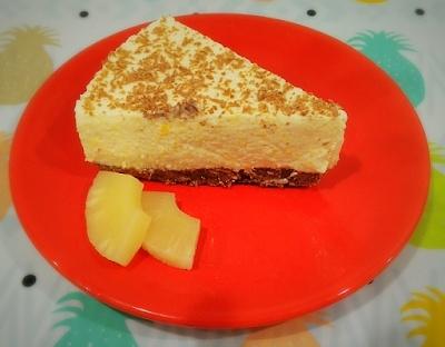 Sernik ananasowo-brzoskwiniowy bez pieczenia