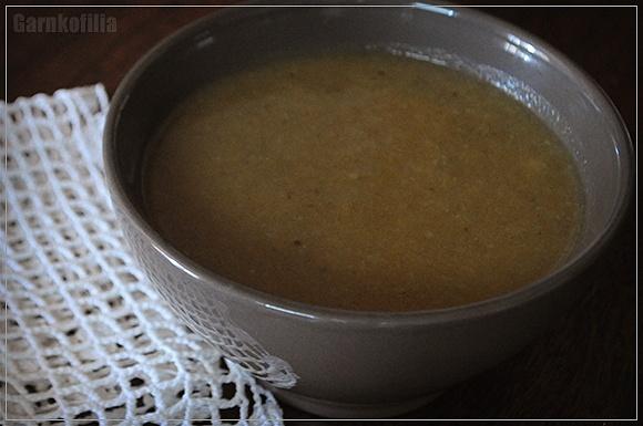 Krem porowo-pietruszkowy