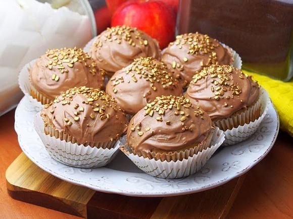Kawowe muffinki z polewą czekoladową
