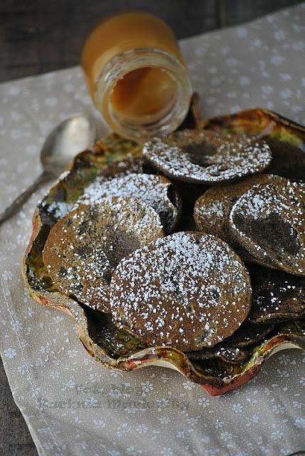 Pancake z mąki żołędziowej