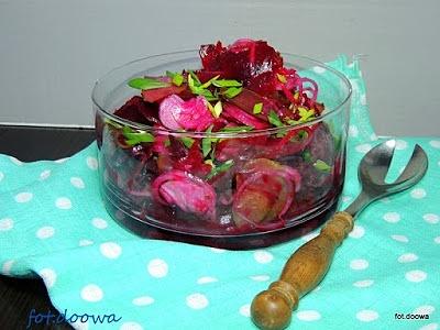 Sałatka buraczkowo-ogórkowa