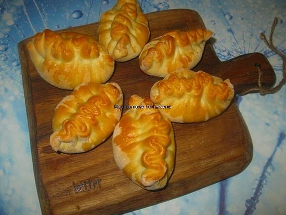 Sakiewki z pieczarkami