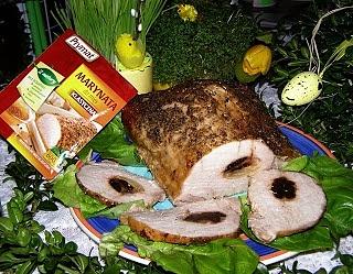 Schab ze śliwką wędzoną w marynacie klasycznej do mięs