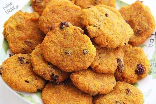 Ciasteczka marchewkowo-bananowe paleo aip bez jajek