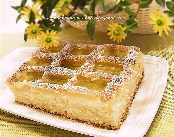 Szybkie ciasto z rabarbarem
