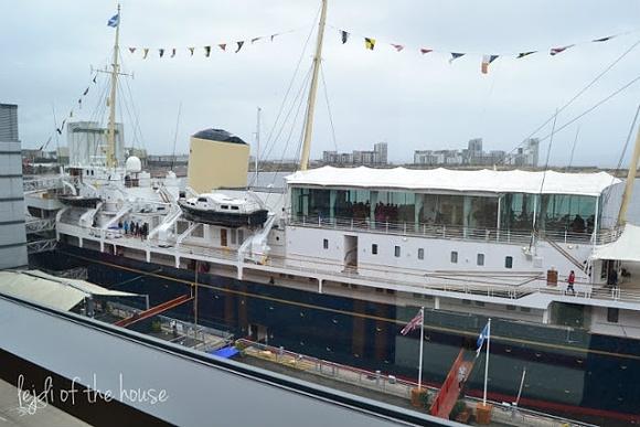 Edynburg zwiedzanie z dziećmi - royal yacht britannia ocean drive leith