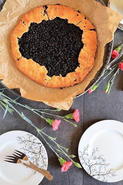 Galette z jagodami