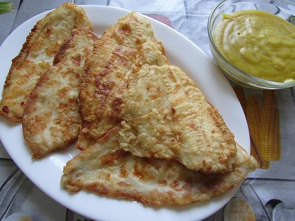 Smażona sola z sosem curry