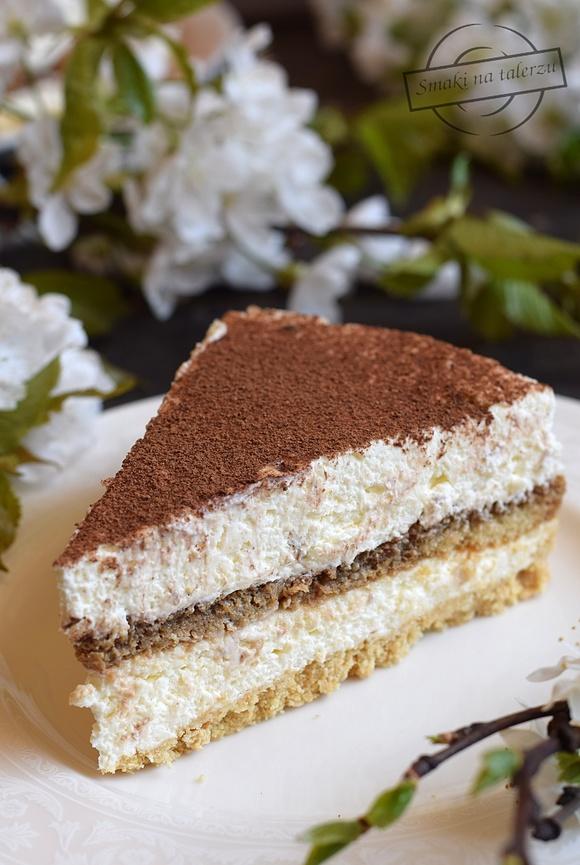 Sernik a’la tiramisu bez pieczenia