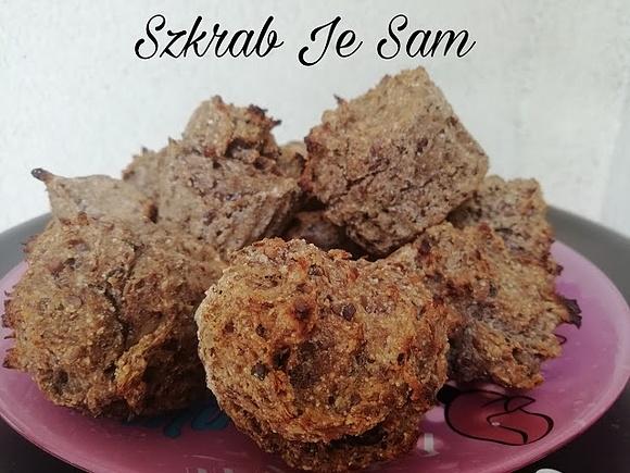 Bananowe babki z korabu i mąki kokosowej bez jajek i cukru