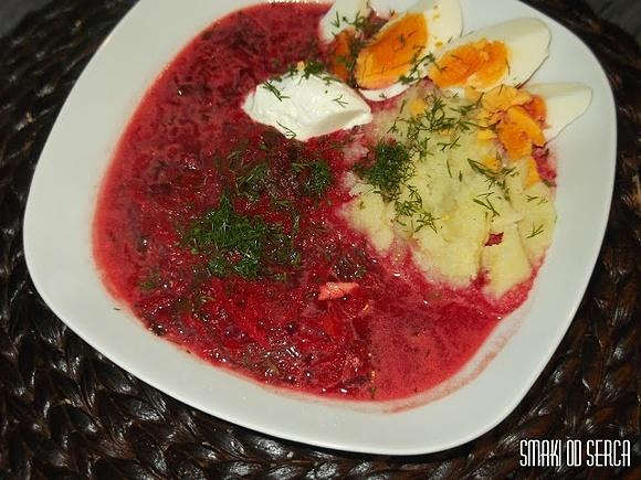 Botwinka z ziemniakami