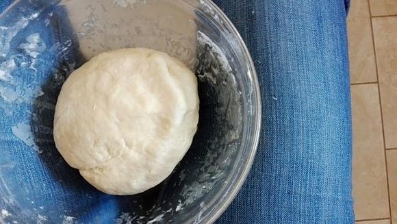 Pierogi pieczone z soczewicą