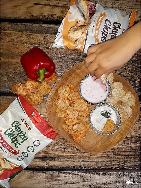 Dwa lekkie dipy i chyży Chips PanSnack pomysł na zdrową przekąskę