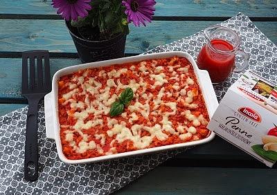 Zapiekanka makaronowa bolognese bezglutenowa
