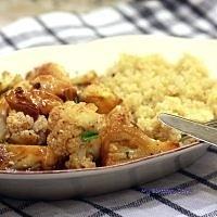 Kurczak teriyaki z kalafiorem