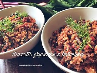 Wiosenne kaszotto z botwinką