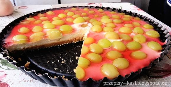 Budyniowa tarta z galaretką