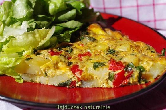 Tortilla z piekarnika kolorowy smakołyk