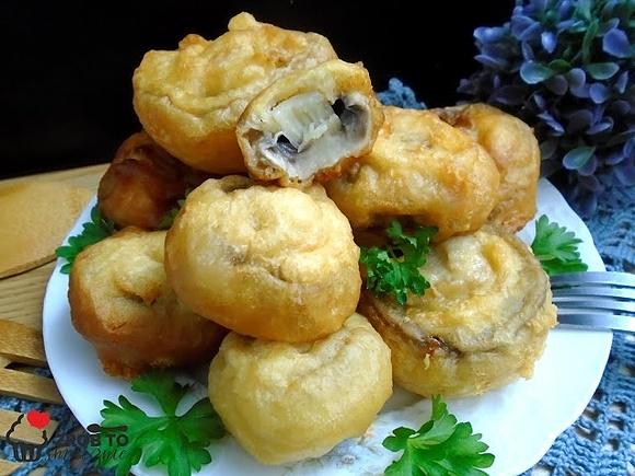Pieczarki w tempurze