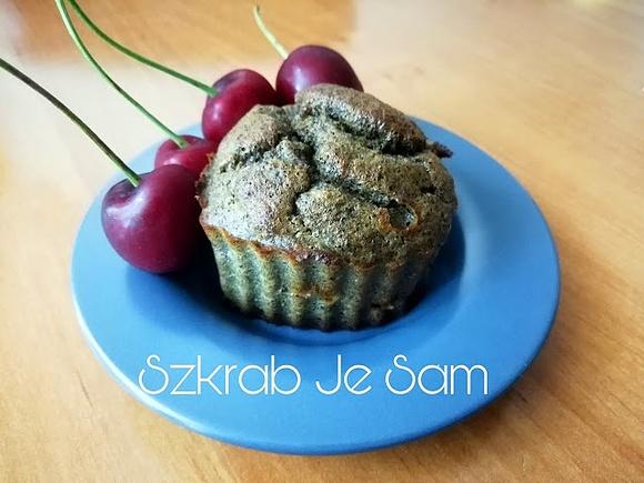Babeczki z mąki konopnej bez cukru i glutenu