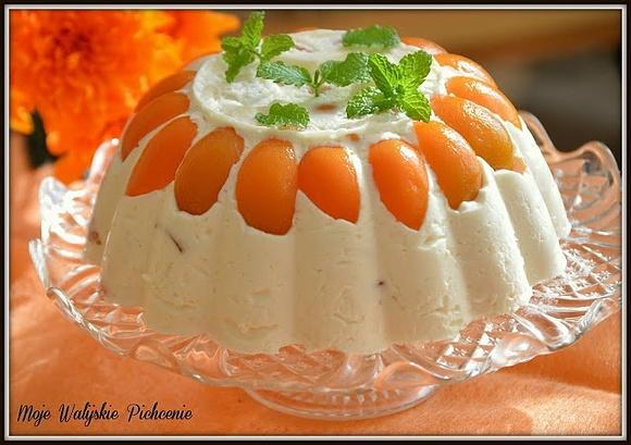 Morelowy sernik na zimno z twarogu i mascarpone