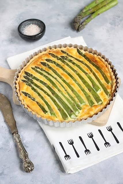Quiche ze szparagami