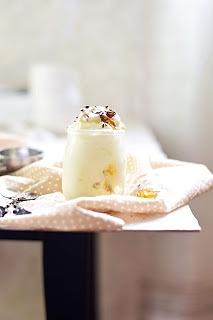 Lody z masła palonego i forsycją