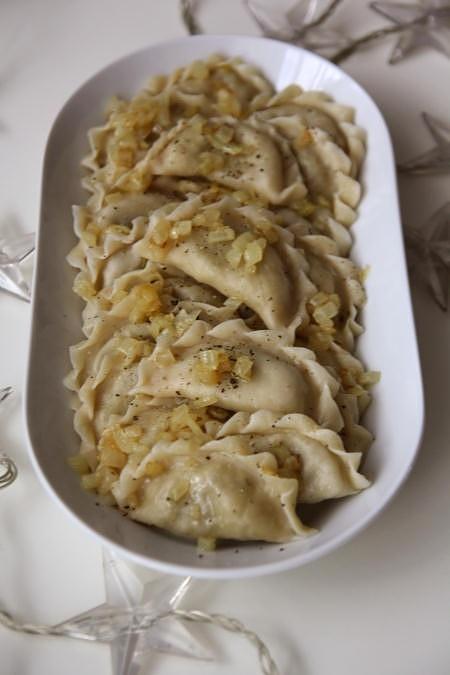 Pierogi z kapustą i grzybami