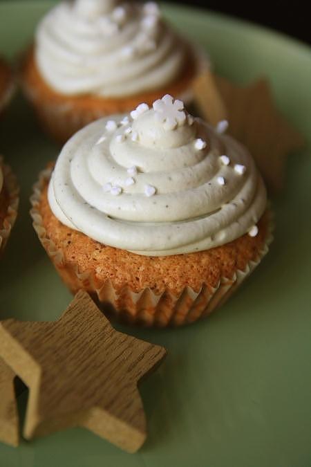 Muffinki z kremem z zielonej herbaty
