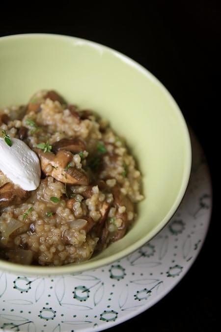 Kaszotto z prawdziwkami