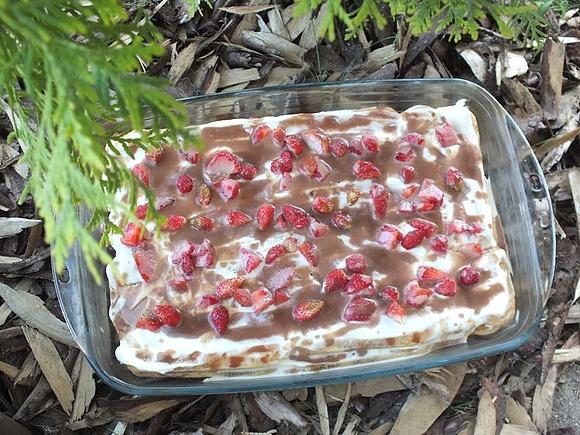 Tiramisu poziomkowe