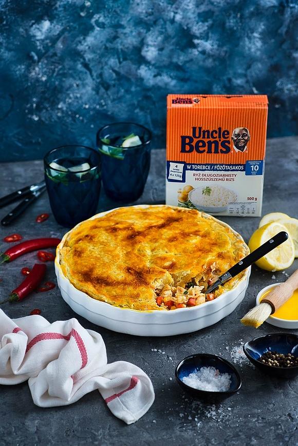 Chicken pot pie z ryżem Uncle Ben's