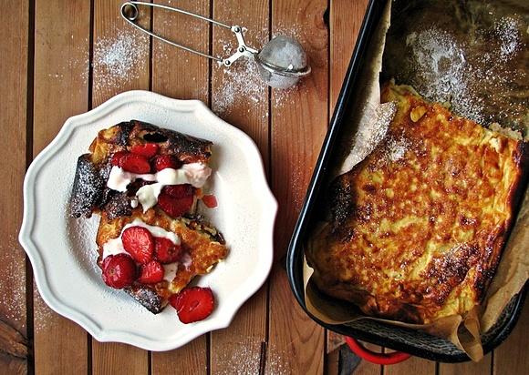 Pieczony naleśnik fiński pannukakku
