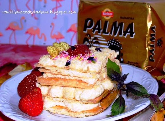 Ciasto waniliowo-chałwowe bajka