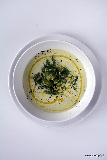Jogurtowy krem z bobu Ottolenghi